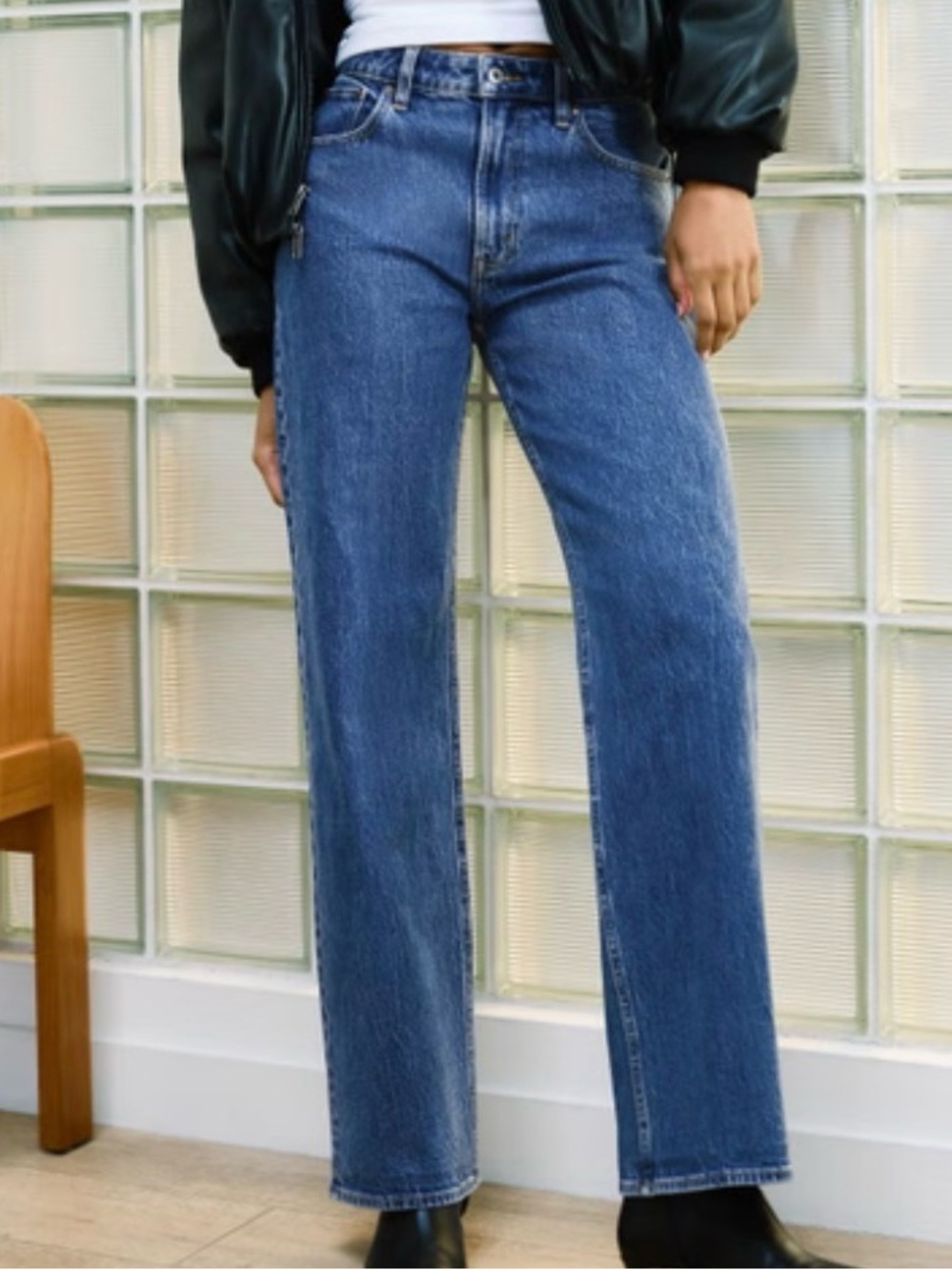 Abercrombie & Fitch curve love Highrise 90s relaxed Jeans